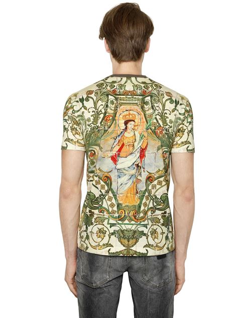 dolce gabbana t shirt with madonna printing|Dolce & Gabbana formal shirts.